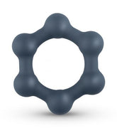 Boners Hexagon Cockring Met Stalen Kogels - PlayForFun